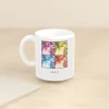 Mug personnalisé avec la photo de votre animal accrochée dans une pièce, pour juger de la taille et des couleurs