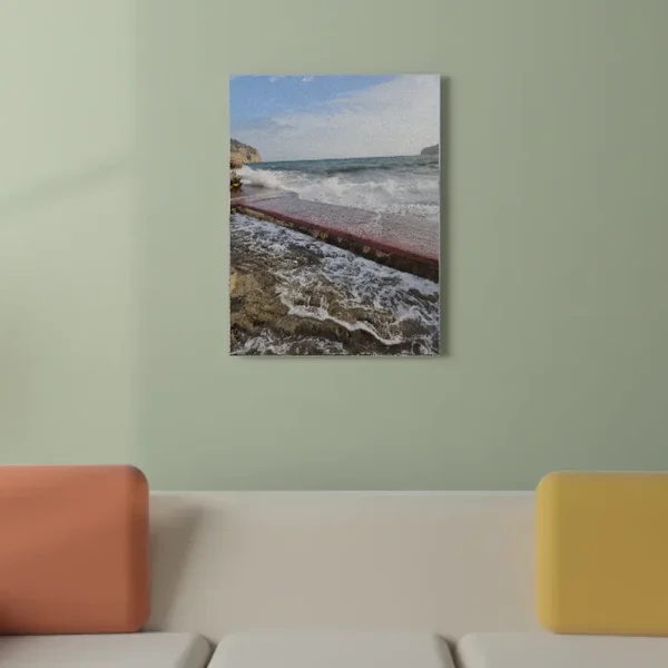 Photo sur aluminium personnalisée, mise en situation